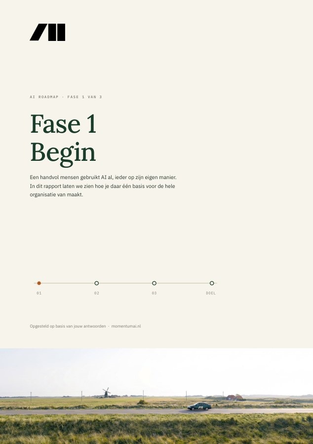 Fase 1: Begin