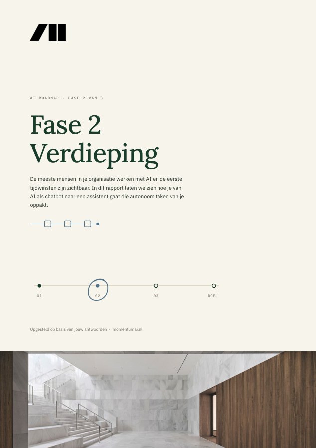 Fase 2: Verdieping